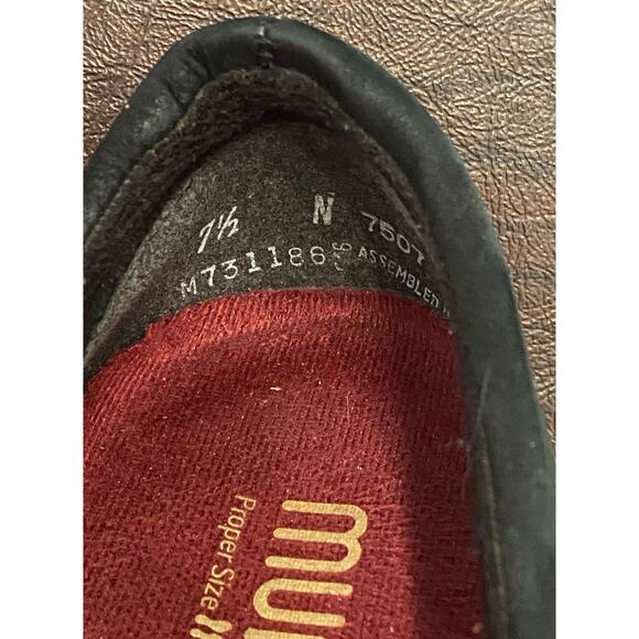 Munro American Walking Wedge Black Suede Mary Jane Size 7.5‎ Comfort Casual - Picture 7 of 7